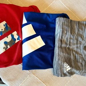 Lot of 3 Boys adidas shirts